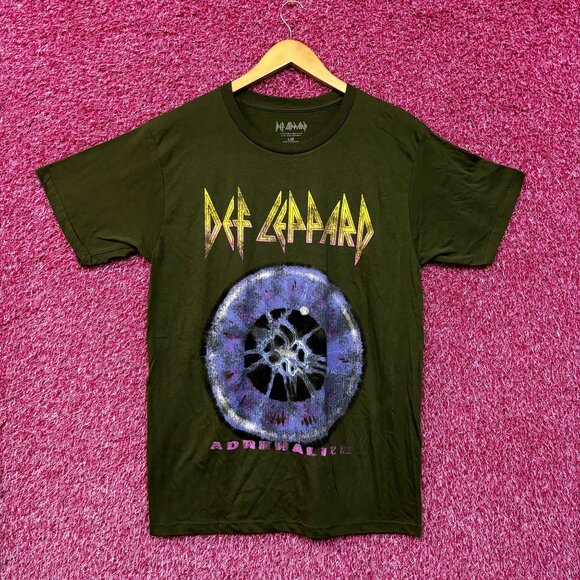 Def Leppard Adrenalize Album Cover Art Heavy Metal Tee L - Picture 1 of 4
